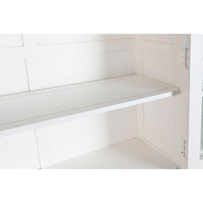 Stand Prezentare DKD Home Decor Geam Lemn MDF 218,4 x 40,6 x 203 cm