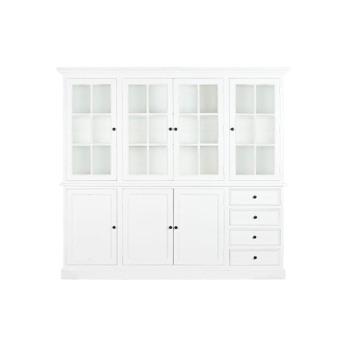 Stand Prezentare DKD Home Decor Geam Lemn MDF 218,4 x 40,6 x 203 cm