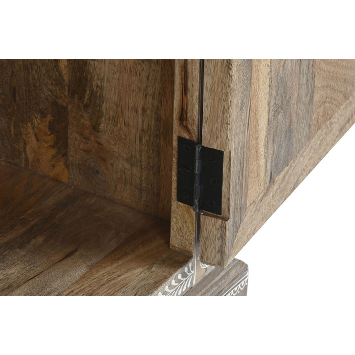 Librărie DKD Home Decor Albastru Alb Multicolor Natural Lemn de mango Lemn MDF 61 x 30 x 152 cm