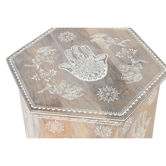 Set de 2 mese DKD Home Decor Natural 48 x 41,5 x 49 cm