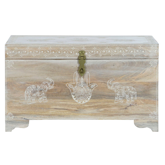 Cufăr DKD Home Decor Natural Lemn de mango Lemn MDF 78 x 43 x 45 cm