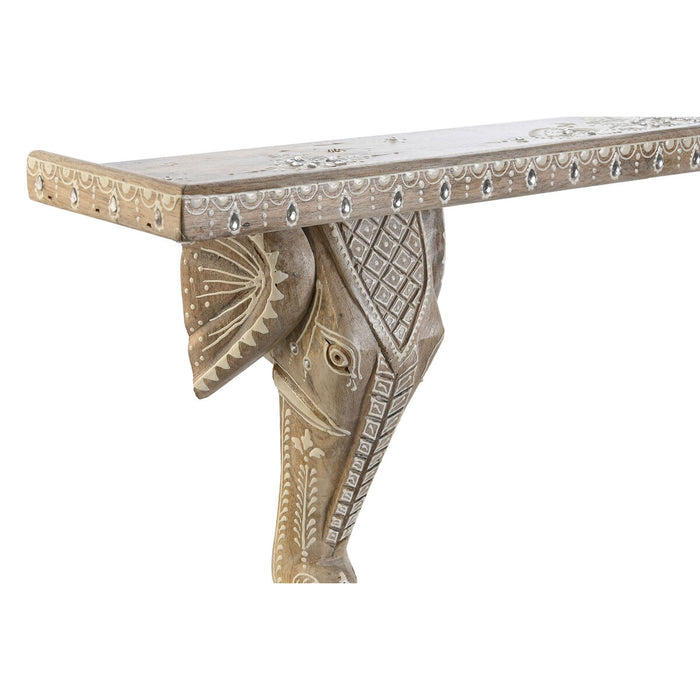 Rafturi DKD Home Decor Alb Natural Lemn de mango 78 x 15 x 28 cm