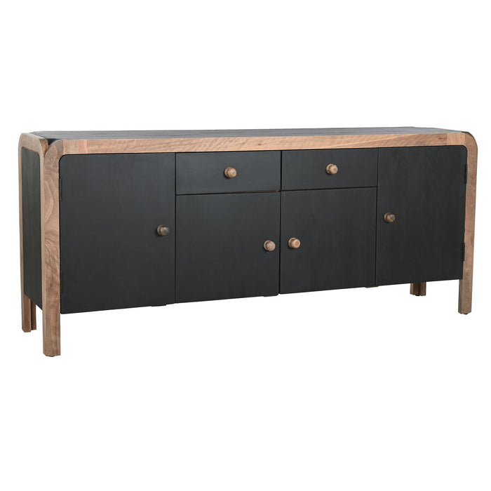 Servantă DKD Home Decor 177 x 38 x 75 cm Natural Negru Lemn