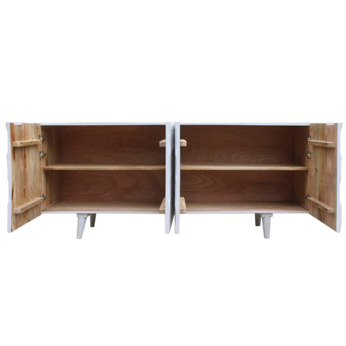 Servantă DKD Home Decor 177 x 40 x 75 cm Alb Lemn de mango