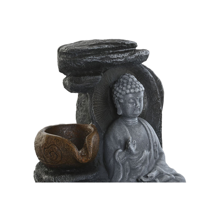 Fântână de Grădină DKD Home Decor Buda Rășină 18 x 18 x 22 cm Oriental (2 Unități)