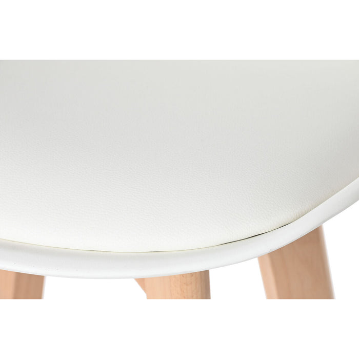 Taburet DKD Home Decor 48,5 x 55 x 109 cm Alb Fag