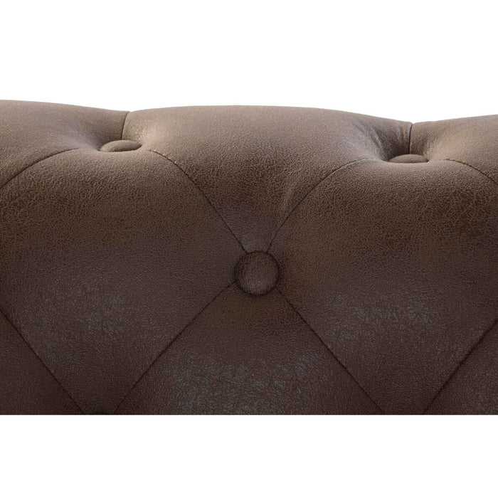 Fotoliu DKD Home Decor 80 x 80 x 70 cm Lemn Crem