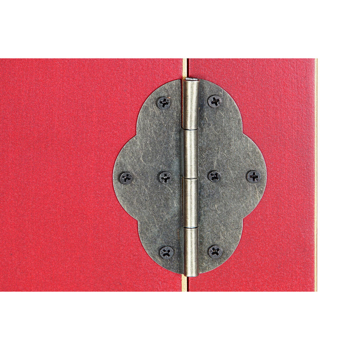 Dulap DKD Home Decor 85,5 x 50,5 x 186,2 cm Brad Roșu Lemn MDF