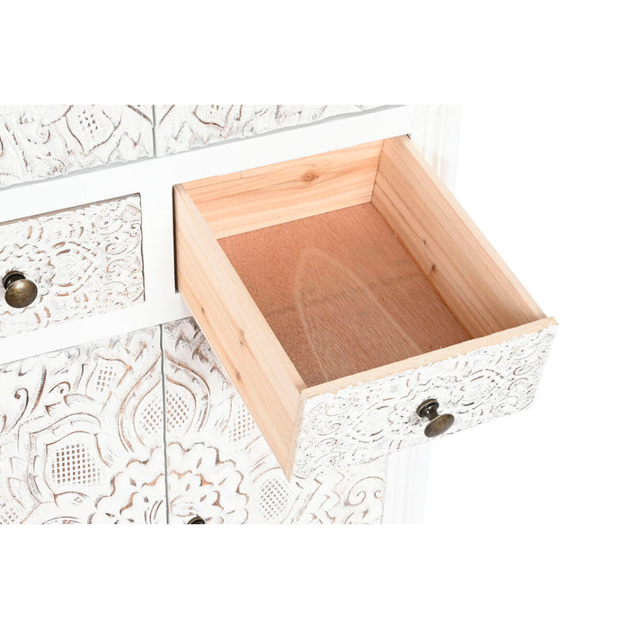 Dulap DKD Home Decor Alb Brad Lemn MDF 50 x 29 x 121 cm