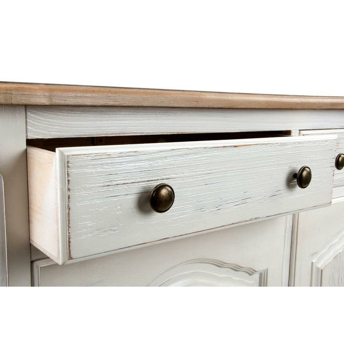 Stand Prezentare DKD Home Decor Lemn Metal Geam Brad 129 x 33 x 212 cm