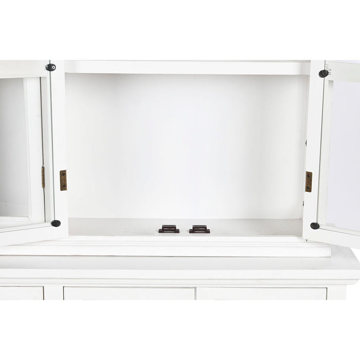 Stand Prezentare DKD Home Decor Lemn Metal Geam Brad 129 x 33 x 212 cm
