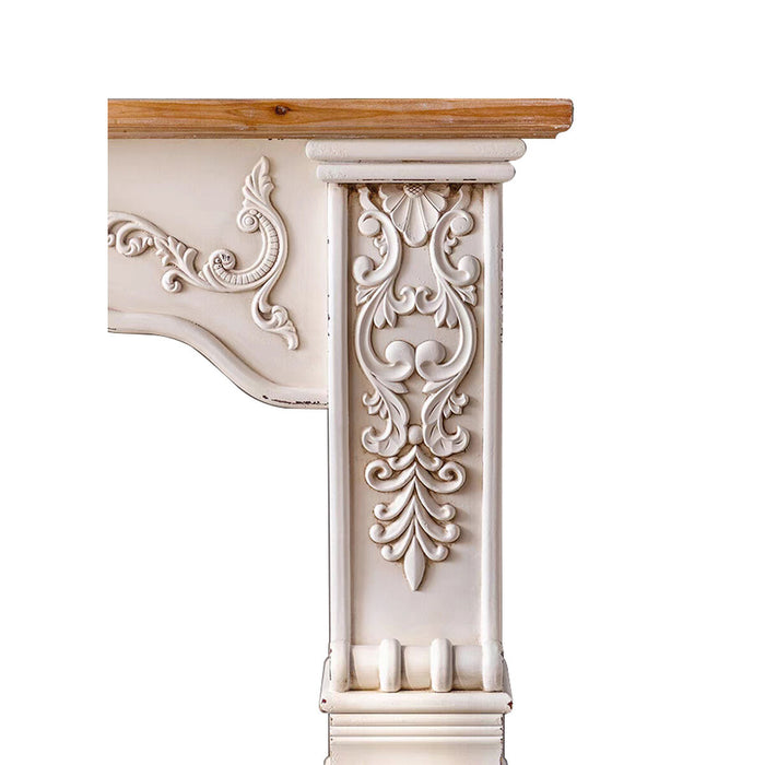 Partea din față a șemineului DKD Home Decor Brad Lemn MDF 120 x 27 x 110,5 cm