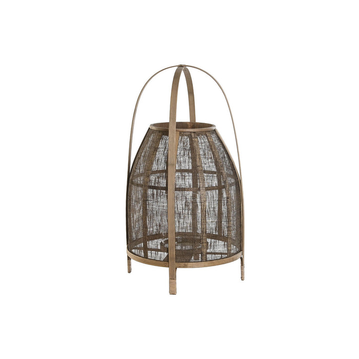 Suport de Lumânări DKD Home Decor Natural Maro Bambus 34 x 34 x 60 cm