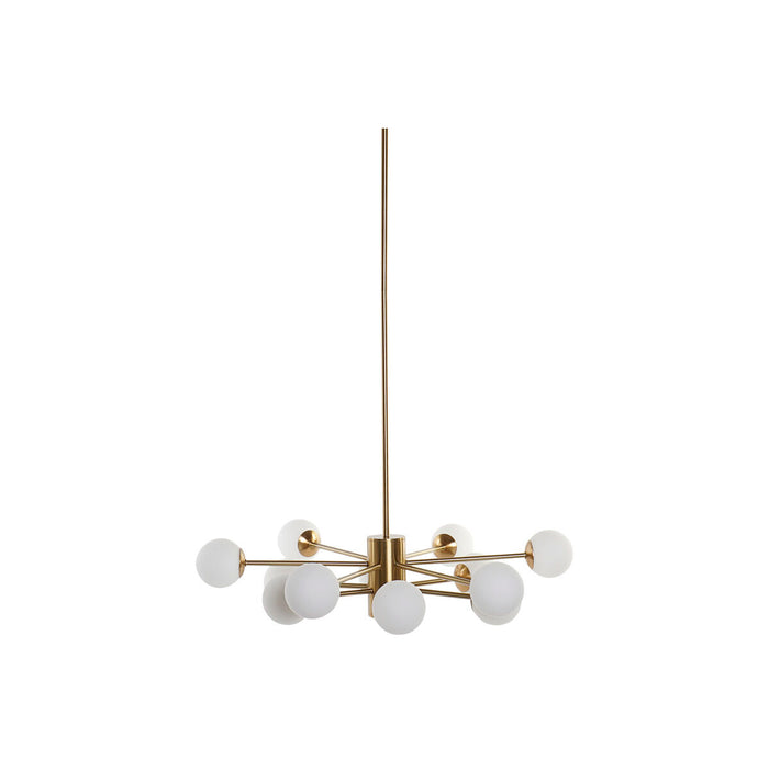 Lustră DKD Home Decor 94 x 94 x 145 cm Geam Auriu* Metal