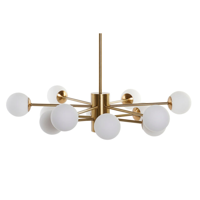 Lustră DKD Home Decor 94 x 94 x 145 cm Geam Auriu* Metal