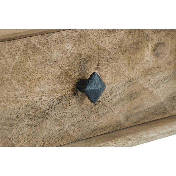 Masa de Cafea DKD Home Decor 116 x 60 x 46 cm Metal Aluminiu Lemn de mango