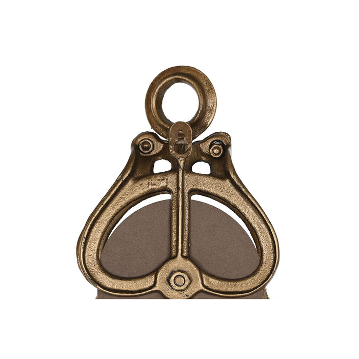 Ceas de Perete DKD Home Decor 43 x 8 x 71 cm Geam Negru Auriu* Fier (2 Unități)