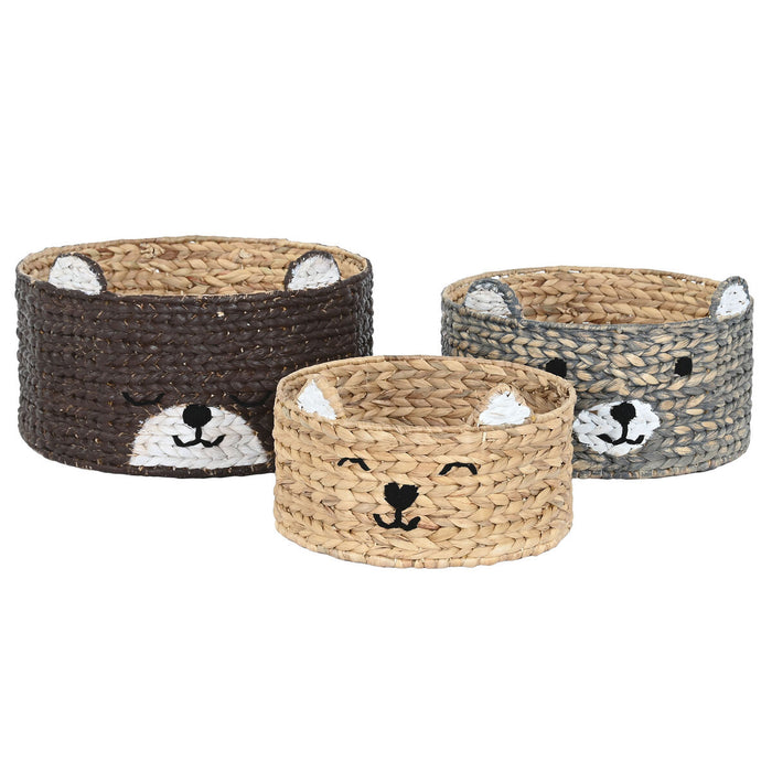 Set de Coșuri DKD Home Decor animale 40 x 40 x 25 cm