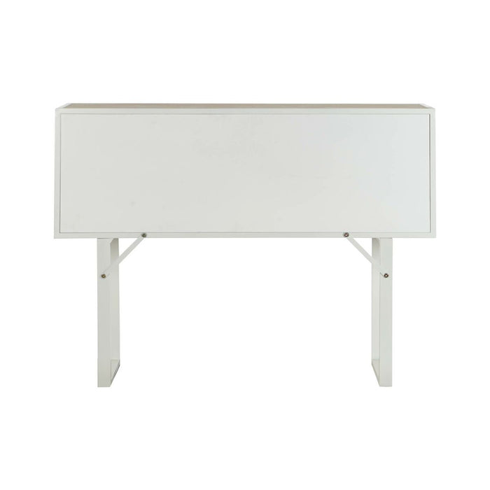 Console DKD Home Decor Alb Metal Brad 120 x 35 x 90 cm