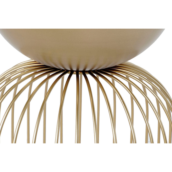 Masa laterală DKD Home Decor 55,5 x 55,5 x 53 cm Brad Metal