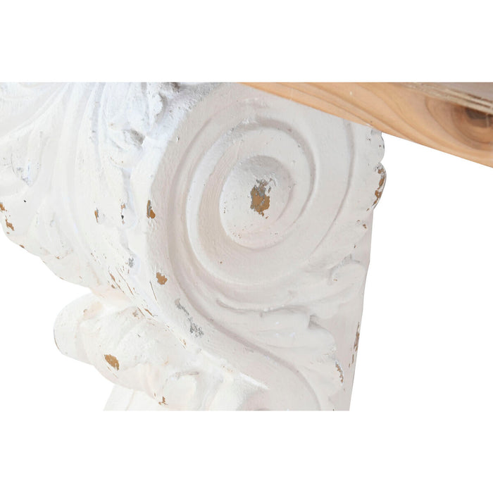 Consolă DKD Home Decor 153 x 32,5 x 93 cm Brad Maro Alb Magneziu