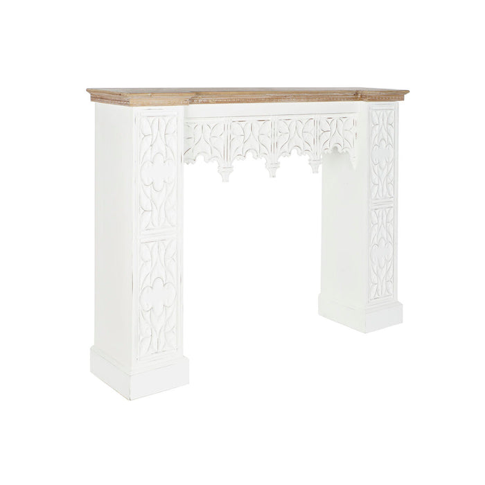 Partea din față a șemineului DKD Home Decor Brad Lemn MDF 137,5 x 29,5 x 106,5 cm 137,5 x 29,5 x 101 cm 137,5 x 29,5 x 36 cm
