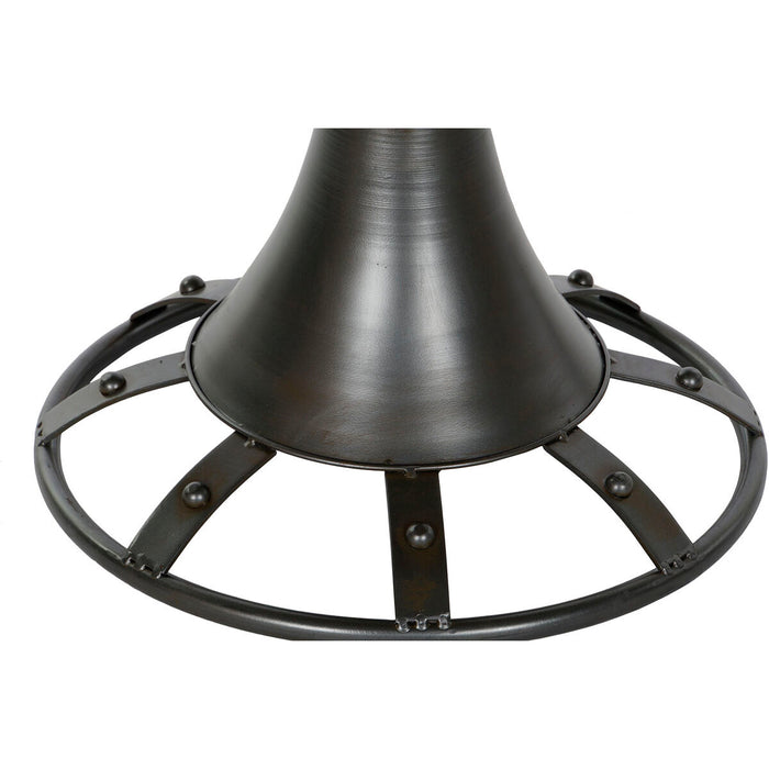 Masa laterală DKD Home Decor Brad Negru Metal 60 x 60 x 63,5 cm