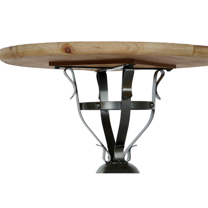 Masa laterală DKD Home Decor Brad Negru Metal 60 x 60 x 63,5 cm