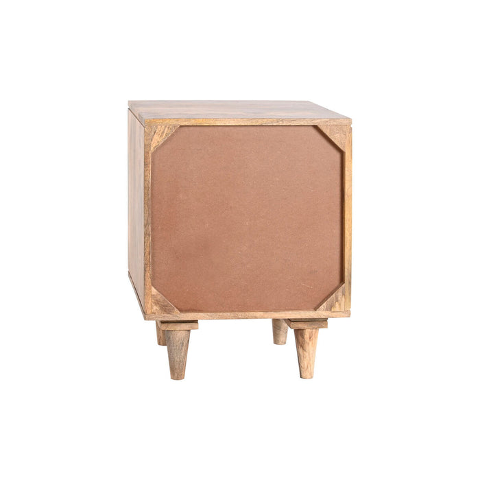 Noptieră DKD Home Decor Natural Alb Lemn de mango 45 x 40 x 60 cm