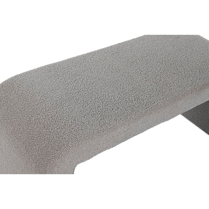Banchetă DKD Home Decor Gri Poliester 112 x 42 x 46 cm