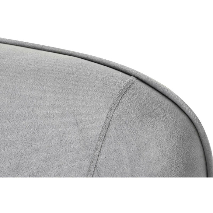 Fotoliu DKD Home Decor Negru Gri Lemn 59 x 66 x 76 cm