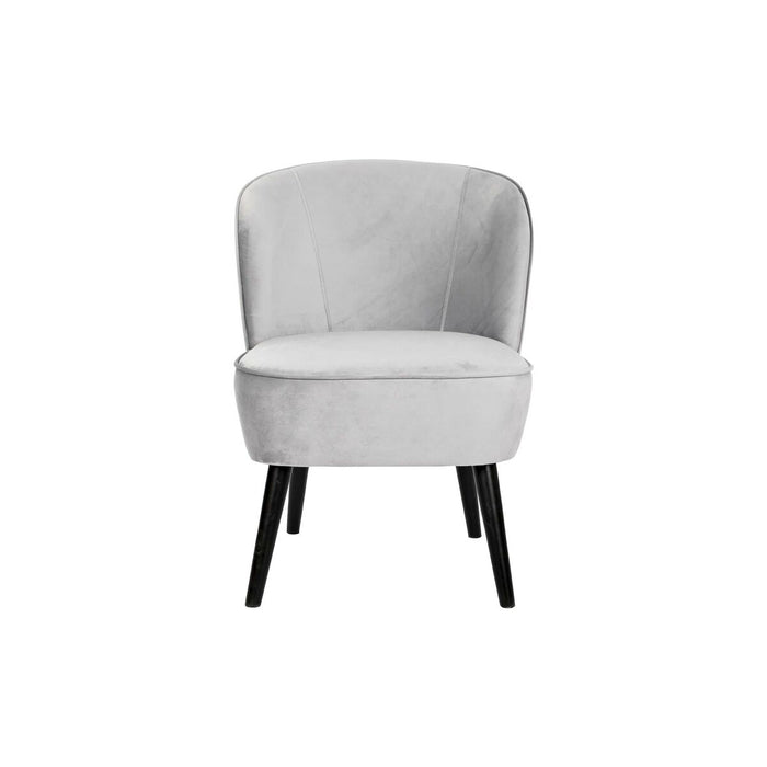 Fotoliu DKD Home Decor Negru Gri Lemn 59 x 66 x 76 cm