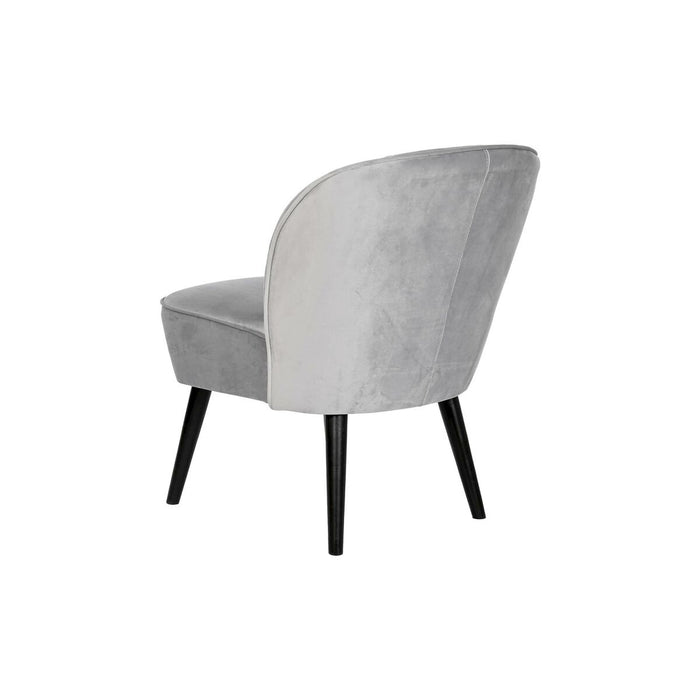 Fotoliu DKD Home Decor Negru Gri Lemn 59 x 66 x 76 cm