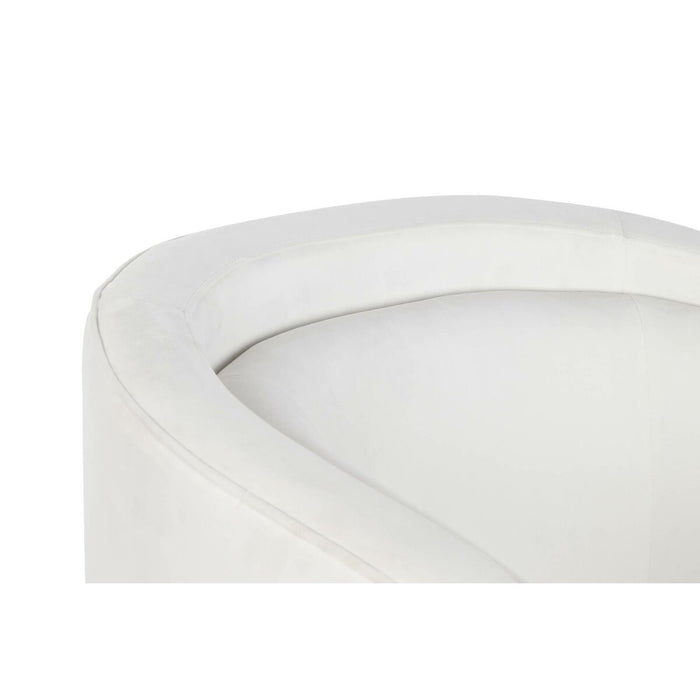 Fotoliu DKD Home Decor Alb Natural Lemn 91 x 80 x 78 cm