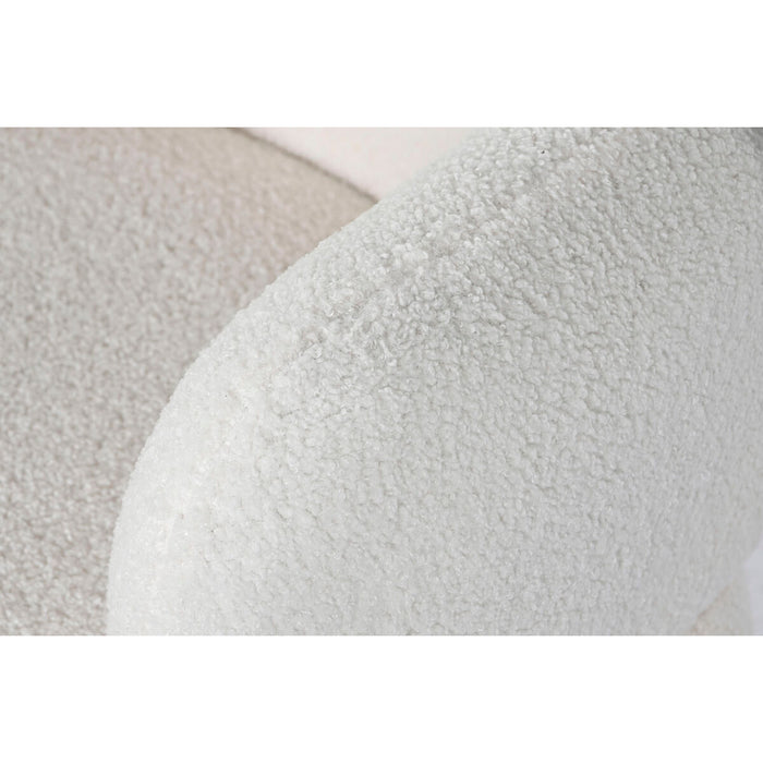 Fotoliu DKD Home Decor Alb Natural Lemn 70 x 70 x 80 cm