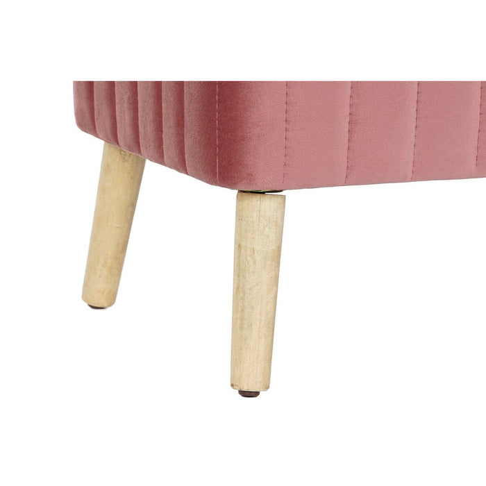 Banchetă DKD Home Decor Gri Bordo Auriu* Brad 100 x 44 x 47 cm (2 Unități)