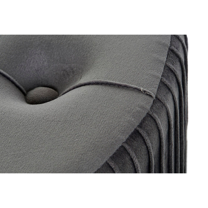 Suport pentru Picioare DKD Home Decor Кадифе 60 x 60 x 45 cm Lemn MDF