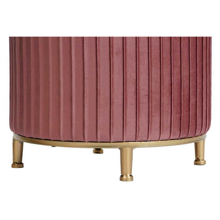 Suport pentru Picioare DKD Home Decor Кадифе 60 x 60 x 45 cm Lemn MDF