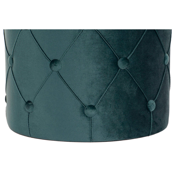 Suport pentru Picioare DKD Home Decor 36 x 36 x 44 cm Poliester Кадифе Lemn MDF