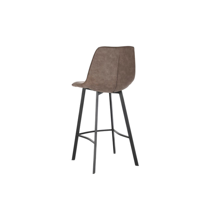 Taburet DKD Home Decor Negru Cămilă Metal 56 x 49 x 110 cm
