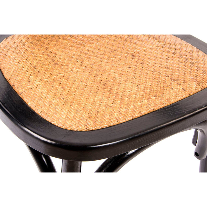 Scaun fără picioare DKD Home Decor Negru 59 x 46 x 78 cm