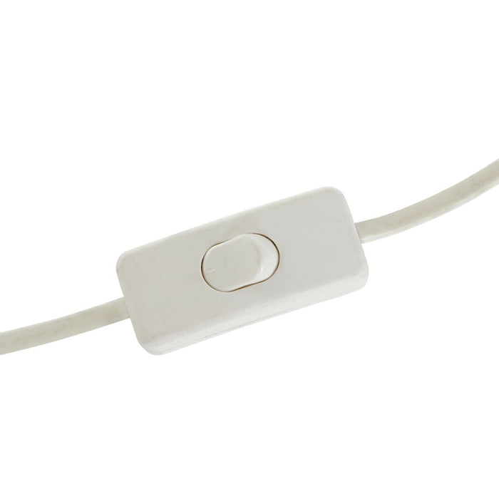 Lustră DKD Home Decor 96 x 73 x 50 cm Geam Metal Alb 50 W