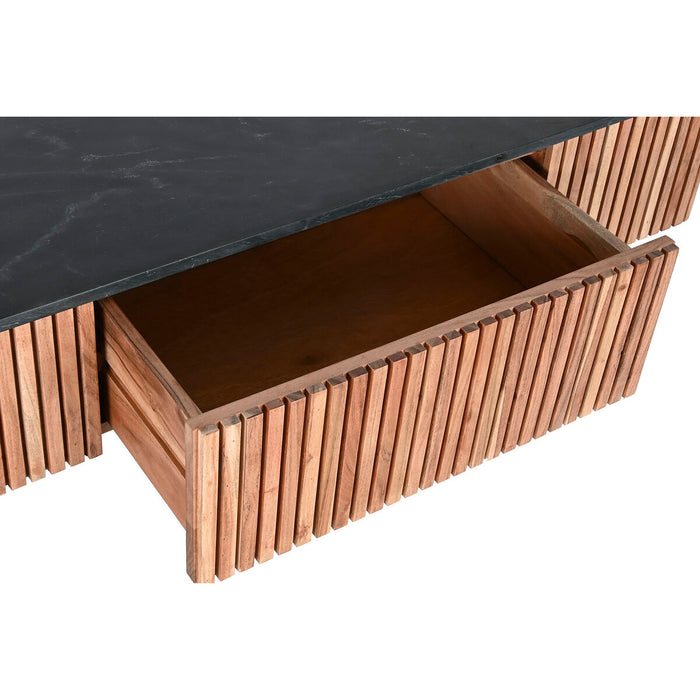 Masa de Cafea DKD Home Decor Marmură Salcâm 115 x 65 x 45 cm