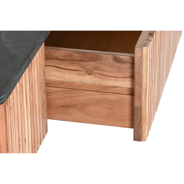 Masa de Cafea DKD Home Decor Marmură Salcâm 115 x 65 x 45 cm