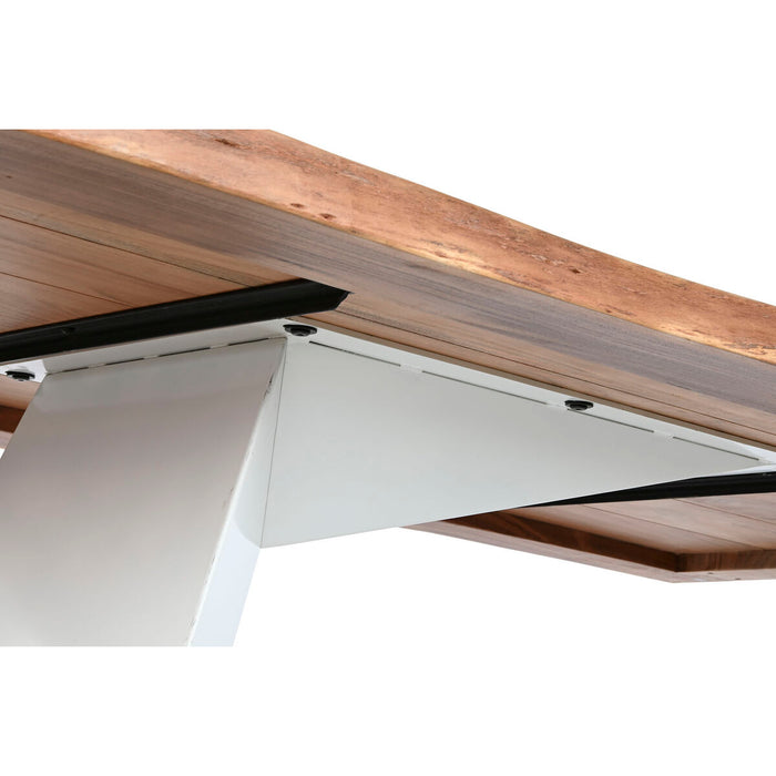 Masă de Sufragerie DKD Home Decor Metal Lemn de salcâm 200 x 100 x 76 cm