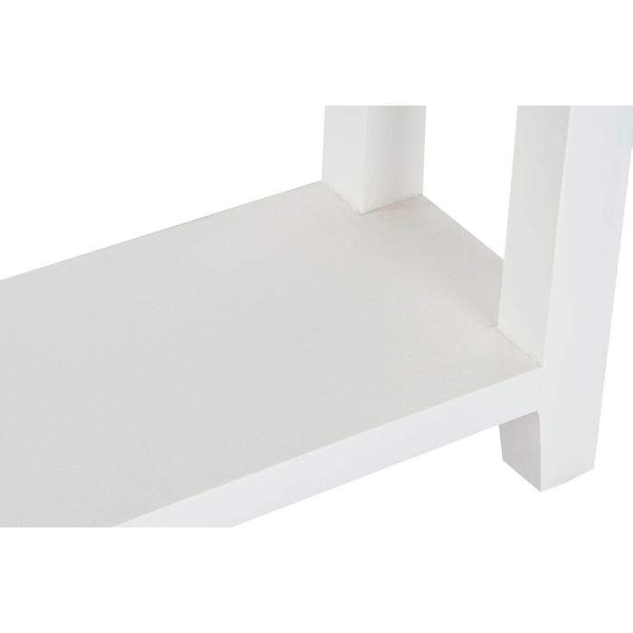 Masa laterală DKD Home Decor Alb Maro Salcâm Lemn de mango 110 x 30 x 80 cm