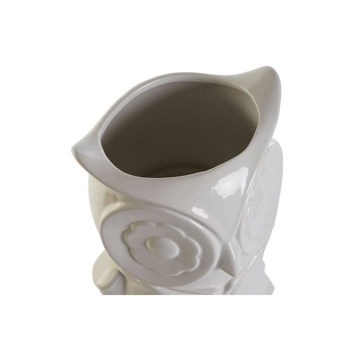 Suport pentru umbrele DKD Home Decor Alb Dolomite Bufniță Modern 22 x 22 x 52 cm