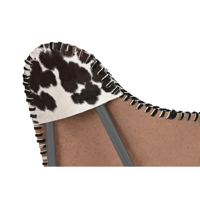 Fotoliu DKD Home Decor Crem Maro închis Fier 70 x 70 x 90 cm