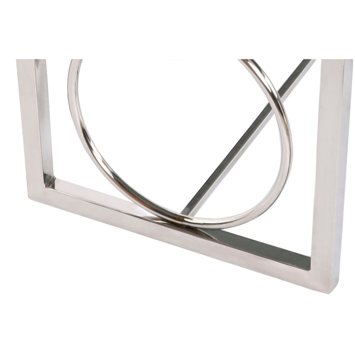 Banchetă DKD Home Decor Crem Argintiu Maro închis Oțel 122 x 41 x 44 cm