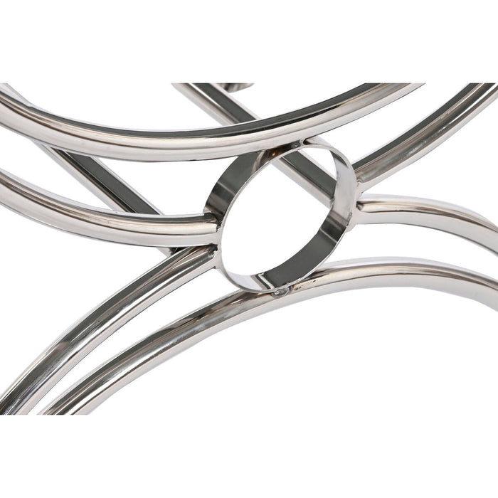 Banchetă DKD Home Decor Maro Crem Argintiu Maro închis Oțel 53 x 40 x 43 cm